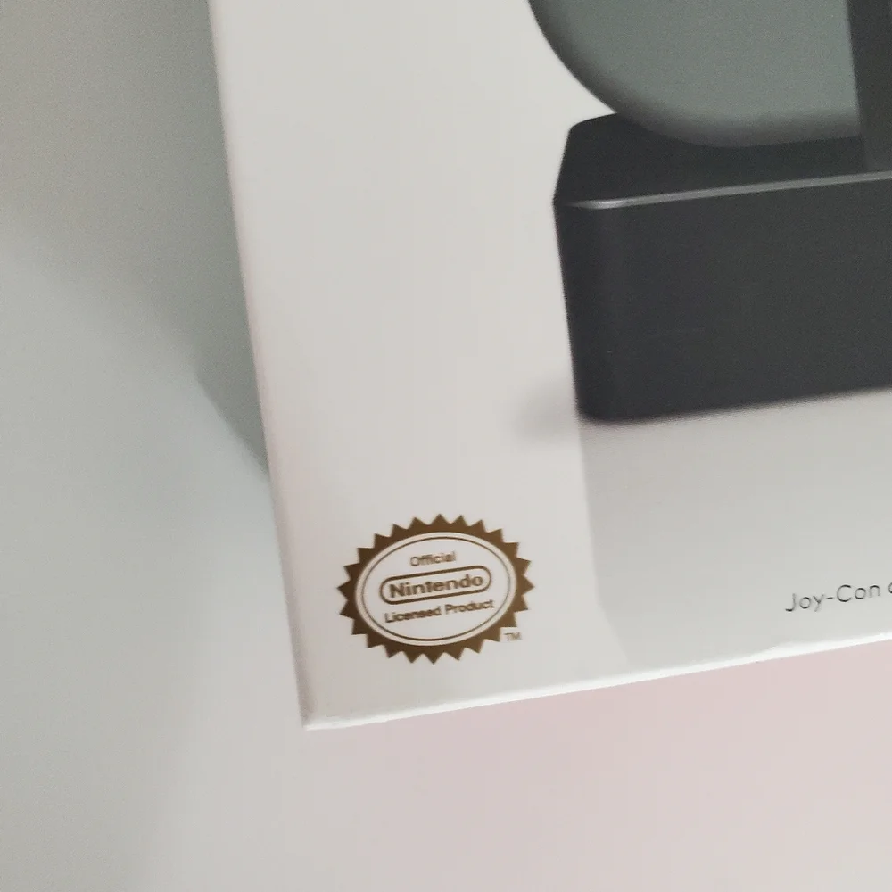 Joy-Con Charging Dock for Nintendo Switch - Black and Gray NIB